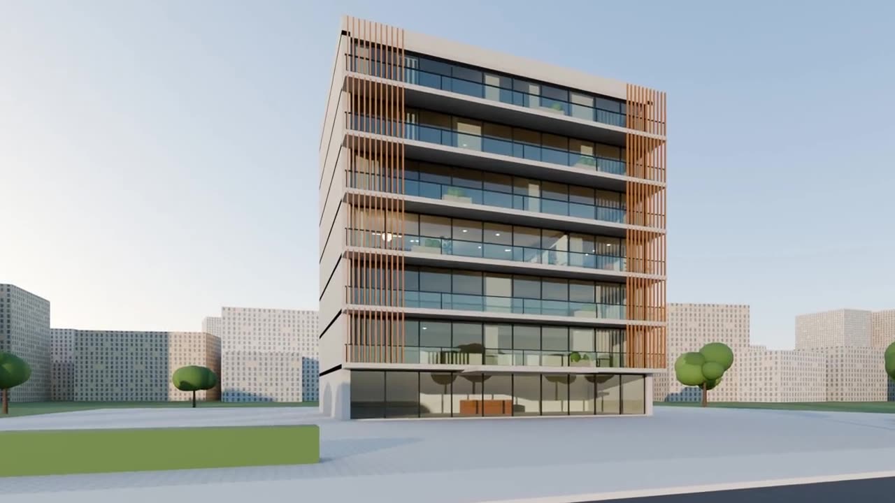 Lumen Residences at golden hour